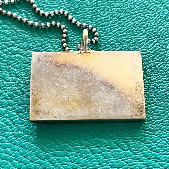 San Francisco Vintage Map Pendant Necklace .925 Chain Northern California Retro - Picture 4 of 8